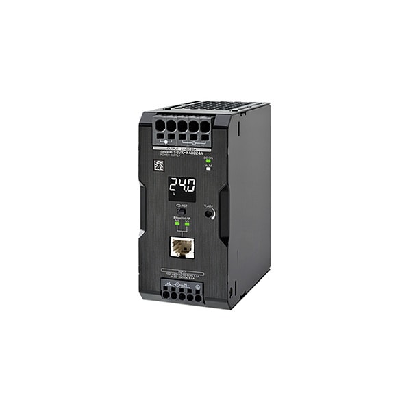 Omron Power Supply, 10 to 60V DC, 20A, DIN Rail - S8VK-R20