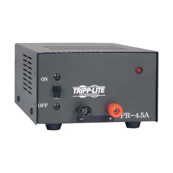 Tripp Lite AC to DC Power Supply, 120V AC, 13.8V DC, 4.5A - 37332060068