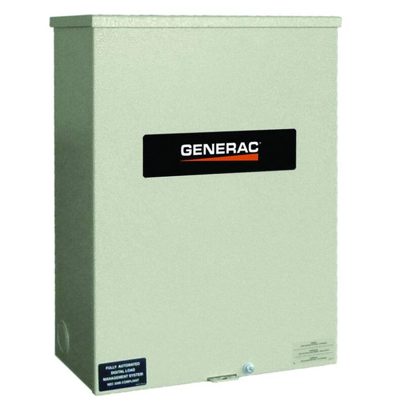 Generac 100 Amp 120-Volt/240-Volt Single-Phase NEMA 3R Smart Transfer Switch - RXSC100A3