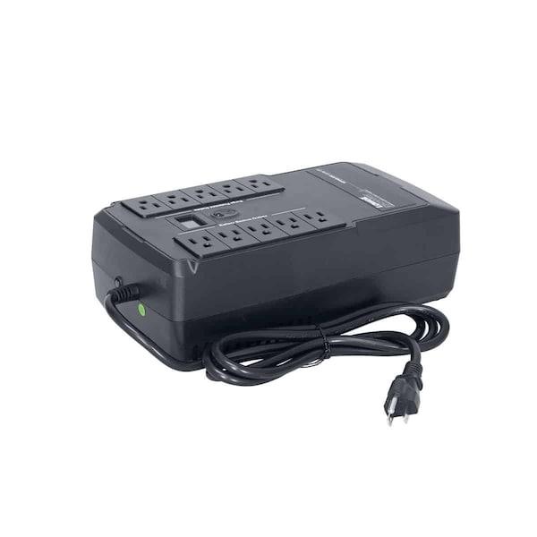 Lowell Standby UPS System, 850VA, Standby, Out: 110/120V AC In: 110/120V AC - UPSA6-850