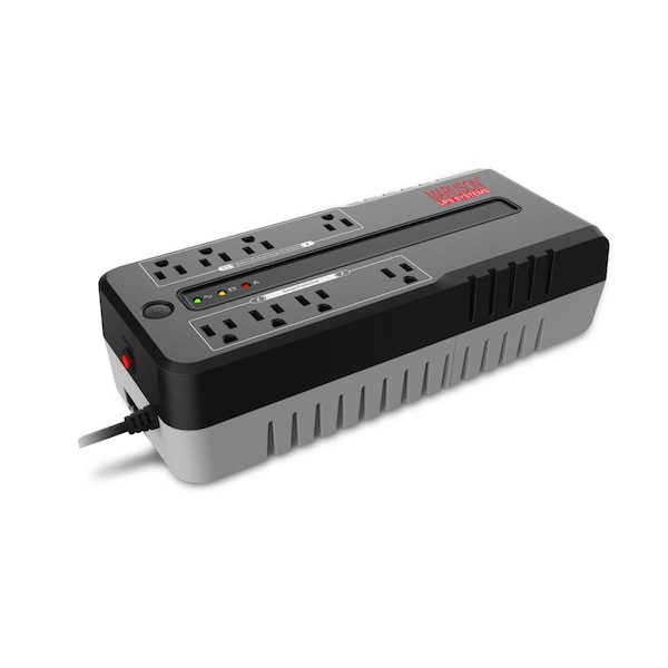 Maruson Standby UPS System, 825VA, Standby, Out: 110 to 120V AC In: 120V AC - Maruson POP-825BS