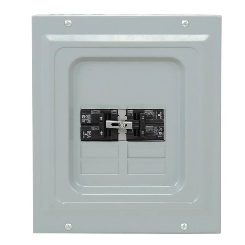 Generac 60 Amp 2,500-Watt Single Load Manual Transfer Switch - 6333
