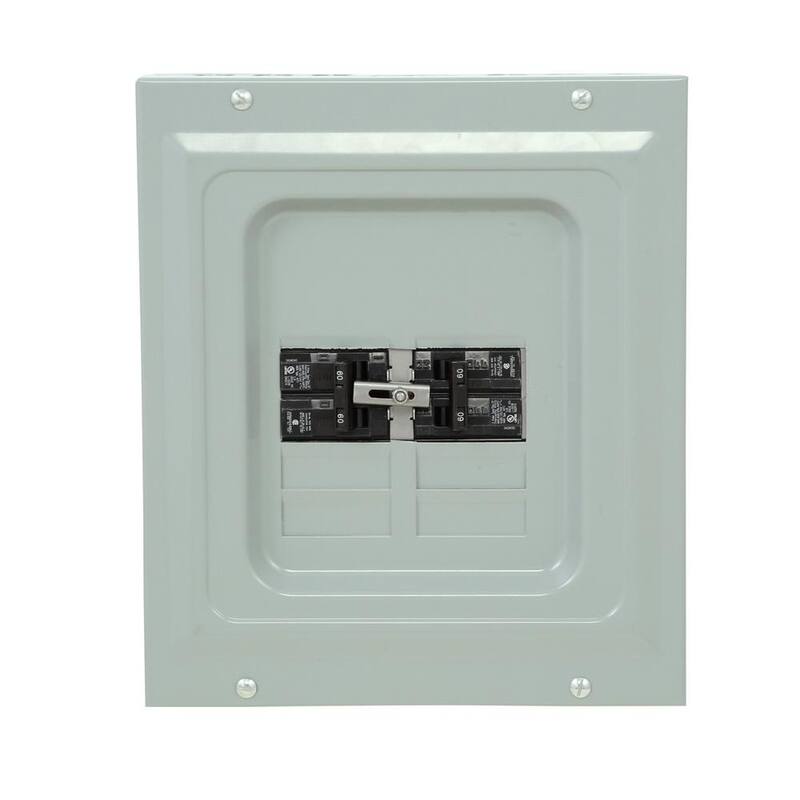Generac 60 Amp 2,500-Watt Single Load Manual Transfer Switch - 6333