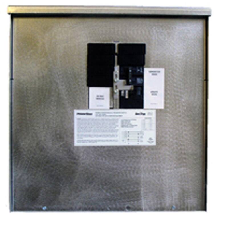 Generac 200 Amp 7,500-Watt Non-Fuse Outdoor Manual Transfer Switch - 6382