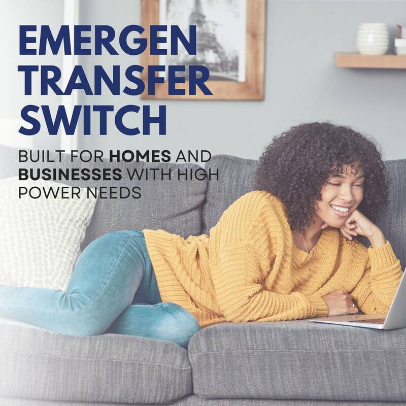 Connecticut Electric 30 Amp 240-Volt 7,500-Watt Non-Fused Type G2 Manual Transfer Switch - EGS107501G2