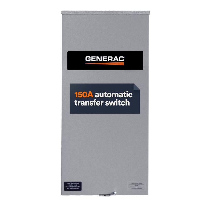 Generac 150-Amp Service Rated 120/240-Volt Single Phase NEMA 3R Smart Transfer Switch - RXSW150A3