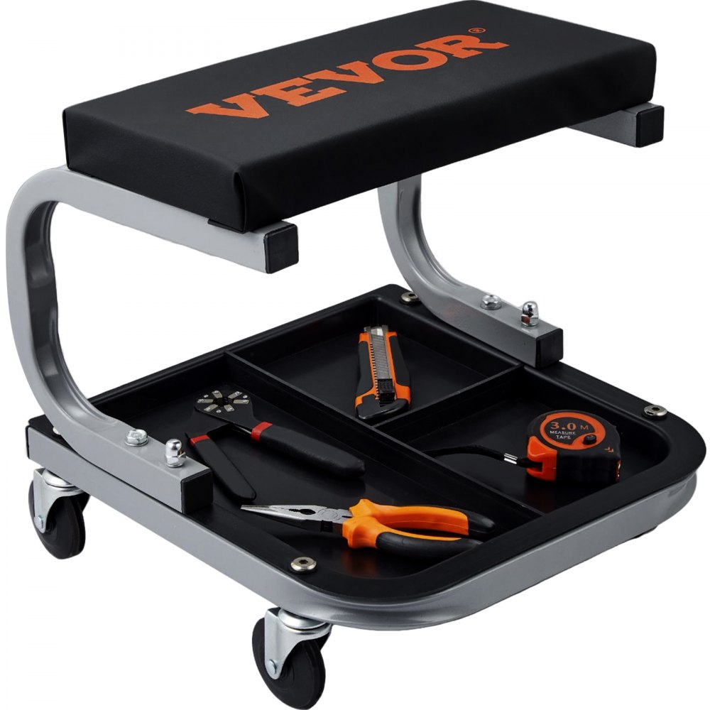 VEVOR Mechanics Garage Stool 250 LBS Mechanic Creeper Seat Under Car Tool Tray - XCDBKDGDFX4256NZLV0