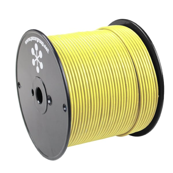 Pacer Group Pacer Yellow 14 AWG Primary Wire, 500' - WUL14YL-500