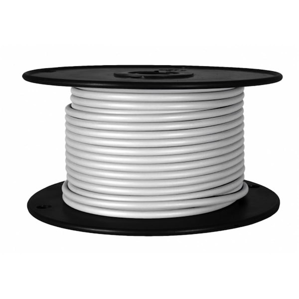 Wirthco 100 ft. GPT Primary Wire, White - 18 Gauge - W48-81112