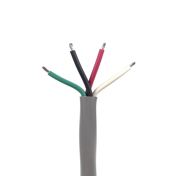 Cable de Comunicación CMG de 20 AWG de 4 Conductores, 300V, Sin Blindaje, Longitud de 25 pies - CMG2004-25
