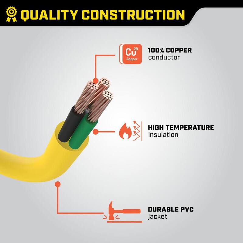 Champion Power Equipment 30-Ft. 30-Amp 125-Volt RV Generator Power Cord - 100827
