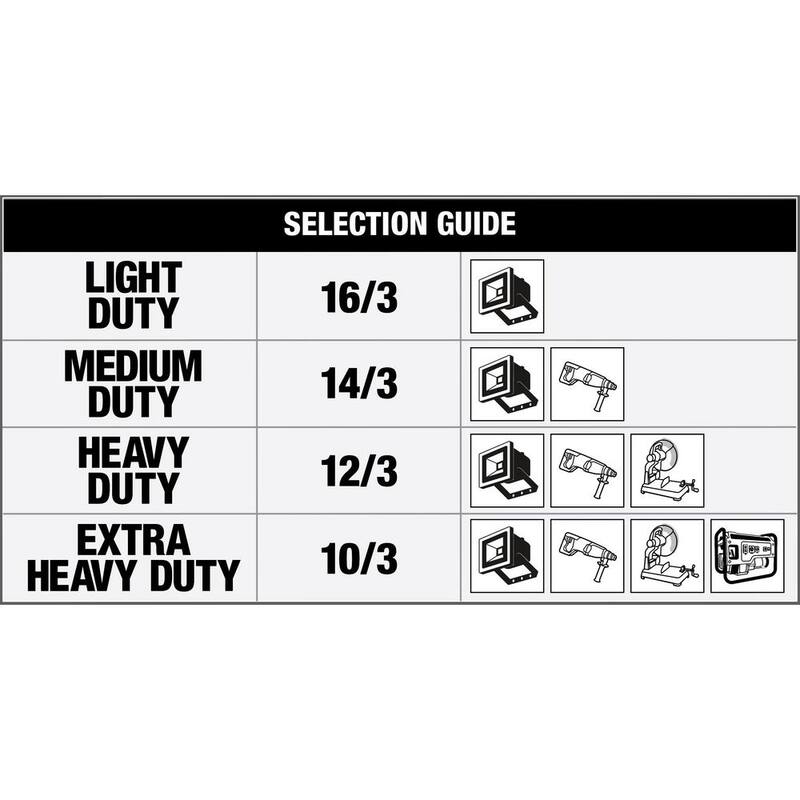 Southwire 50 ft. 6/3 and 8/1 SEOW 50-Amp (California Standard) Power Distribution Heavy-Duty Twist-Lock Generator Extension Cord - 19380008