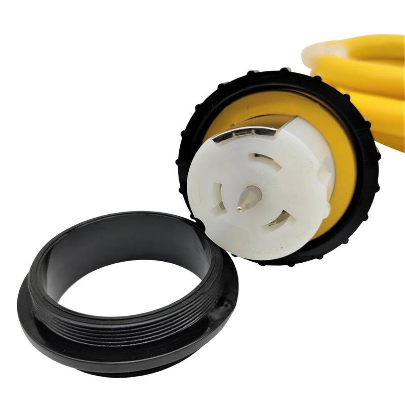 parkworld 10 ft. Generator 30 AMP 125/250-Volt 4-Prong Locking Plug L14-30P to 50 AMP 125/250-Volt SS2-50R(CS6364) Adapter Cord - 62176A