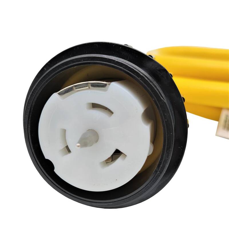 parkworld 20 ft. Generator 30 AMP 125/250-Volt 4-Prong Locking Plug L14-30P to 50 AMP 125/250-Volt SS2-50R(CS6364) Adapter Cord - 62176B