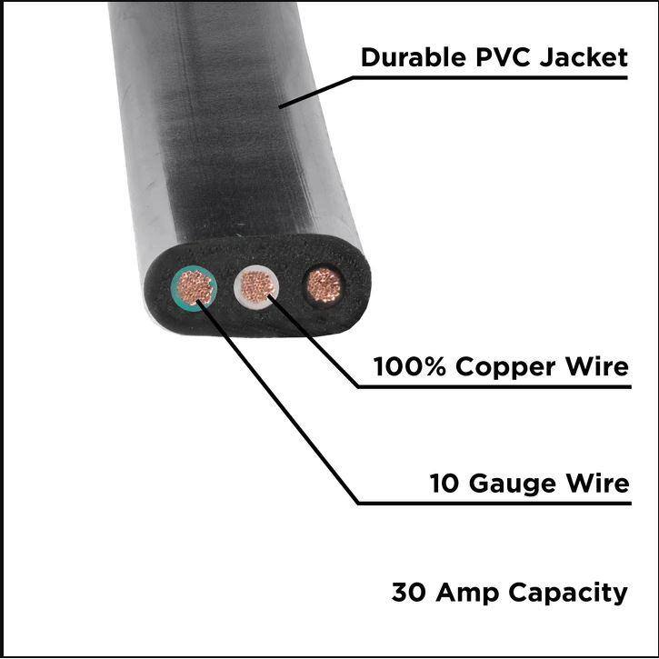 Westinghouse 25 ft. Generator Cord: 30 Amp 120-Volt TT-30P to TT-30R - 3013425C