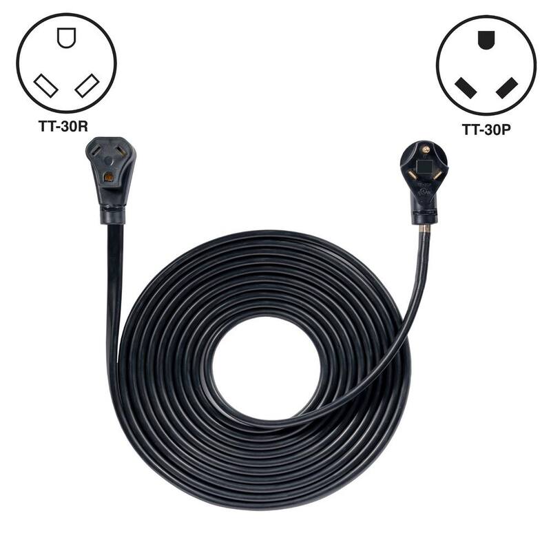 Westinghouse 25 ft. Generator Cord: 30 Amp 120-Volt TT-30P to TT-30R - 3013425C