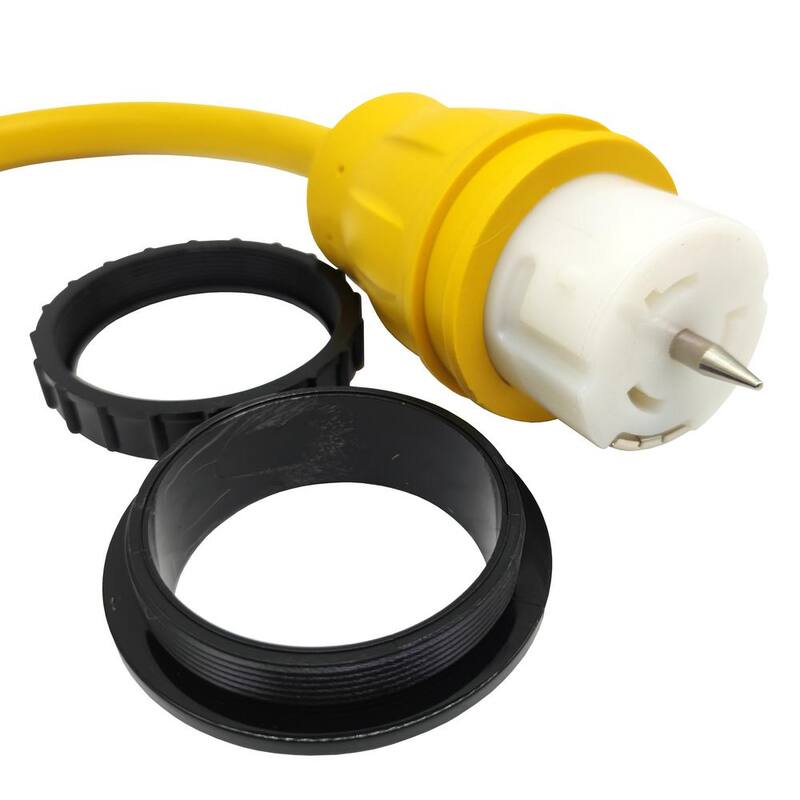 parkworld 1.5 ft. 30 Amp 125/250-Volt 4-Prong Locking L14-30P Plug to 50 AMP 125/250-Volt SS2-50R(CS6364) Generator Adapter Cord - 62176C