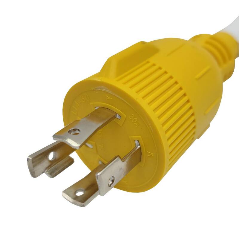 parkworld 1.5 ft. 30 Amp 125/250-Volt 4-Prong Locking L14-30P Plug to 50 AMP 125/250-Volt SS2-50R(CS6364) Generator Adapter Cord - 62176C