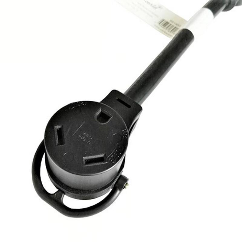 parkworld 1 ft. 10/3 Generator 30 Amp 4-Prong Locking L14-30P Plug to RV 30 Amp 3-Prong TT-30R Adapter Cord (L14-30P to TT-30R) - 691852