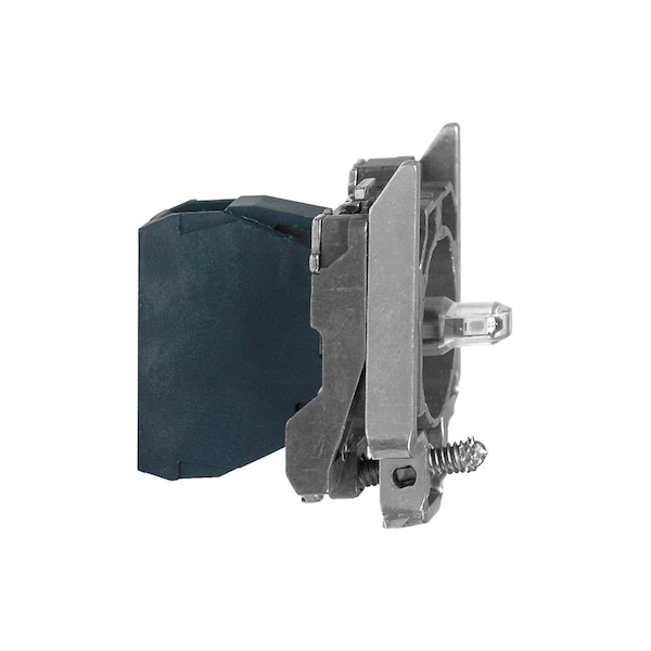 Ensamble de bloque de luz corporal completo de Schneider Electric, Harmony XB4, metal, LED universal, collar de fijación de cuerpo, 230...240V AC - ZB4BVM1.