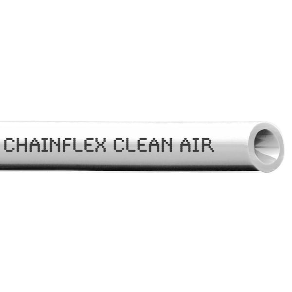 Chainflex Pneumatic Tubing, PUR, 0.11 in dia, Lt Gry - CAPE-A-04-0