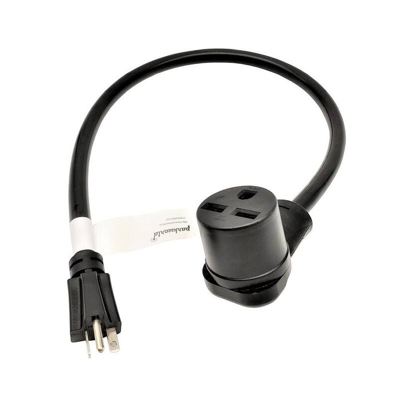 parkworld 3 ft. 10/3 3-Wire 20 Amp 250-Volt 3-Prong NEMA 6-20P to 30 Amp 6-30R Receptacle Adapter Cord - 61353A