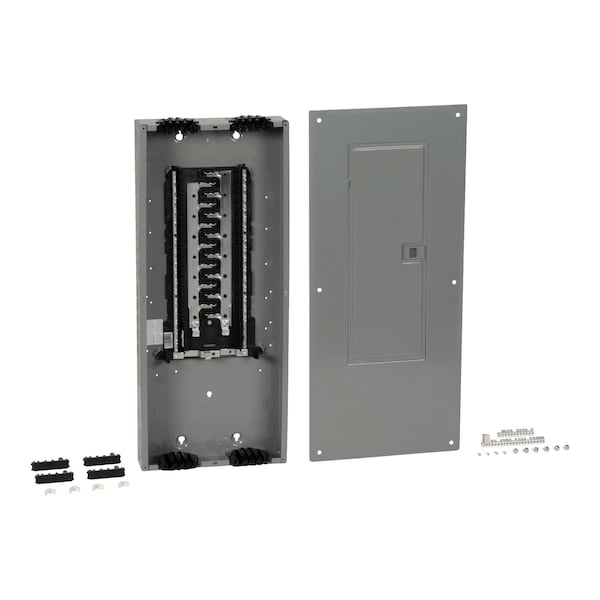 Square D Load Center, HOM, 30 Spaces, 125A, 120/240V AC, PoN Convertible Main Lug, 1 Phase - HOM3060L125PQGC
