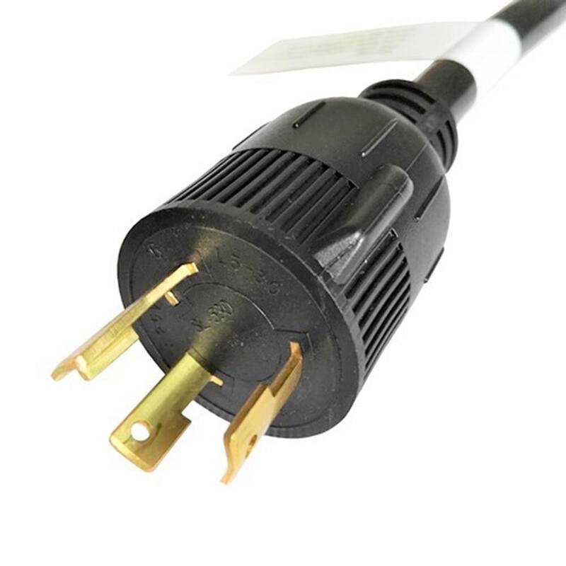 parkworld 1 ft. 10/3 Generator 30 Amp 125-Volt 3-Prong Locking L5-30P Plug to RV 30 Amp TT-30R Adapter Cord(NEMA L5-30P to TT-30R） - 691876