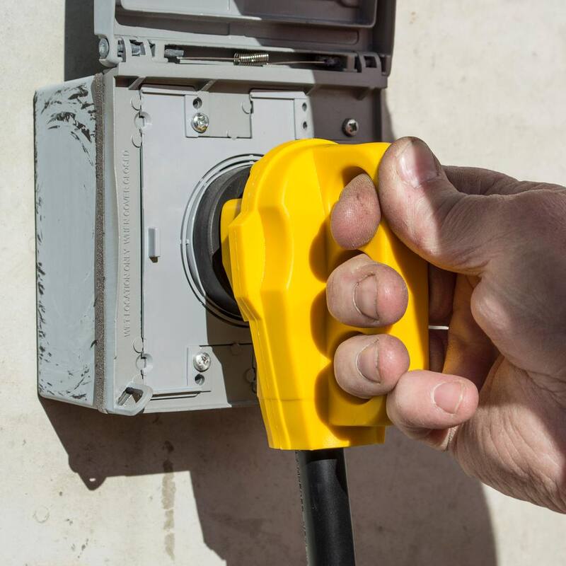 Sportsman 25 ft. 125-Volt 30-Amp RV Extension Generator Cord - 807424