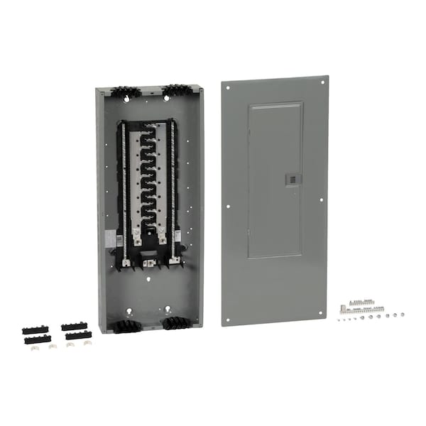 Square D Load Center, HOM, 30 Spaces, 225A, 120/240V AC, PoN Convertible Main Lug, 1 Phase - HOM3060L225PQGC