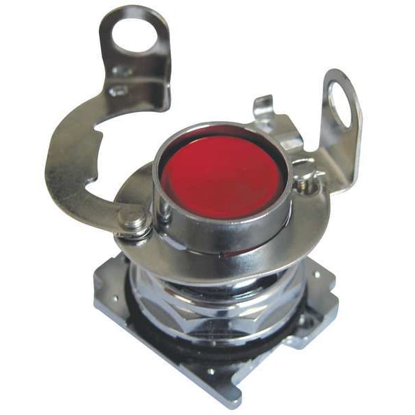 Operador de botón de empuje no iluminado Eaton Cutler-Hammer, 30mm, rojo - 10250TA16