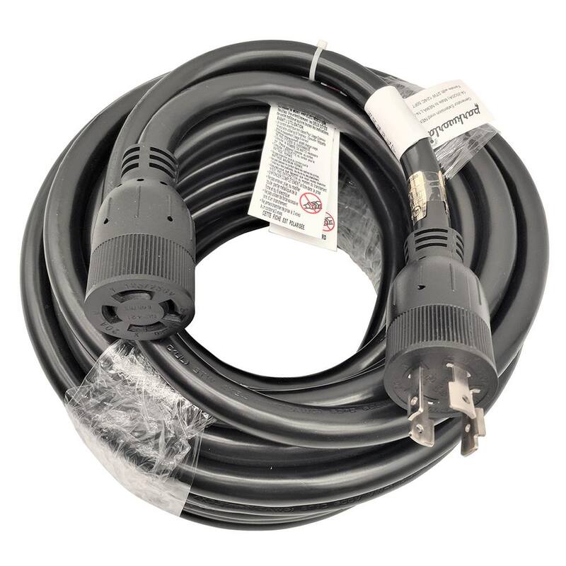 parkworld 50 ft. STOW 12/4 20 Amp 125/250-Volt Generator Twist Lock NEMA L14-20 Extension Cord - 886573
