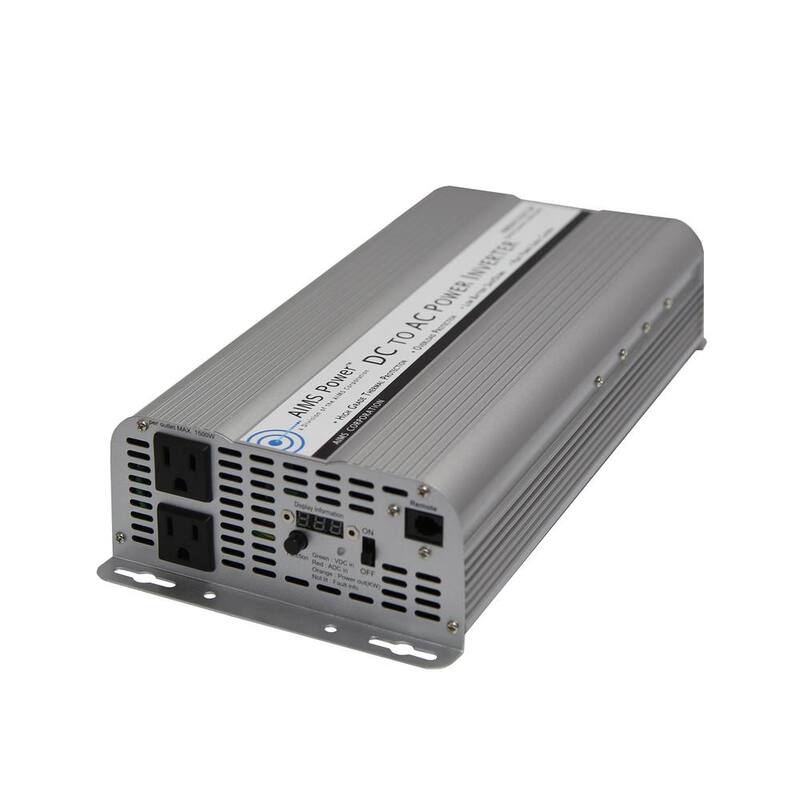 AIMS POWER 2,500-Watt Modified Sine Inverter 24-Volt DC to 120-Volt - PWRINV250024W