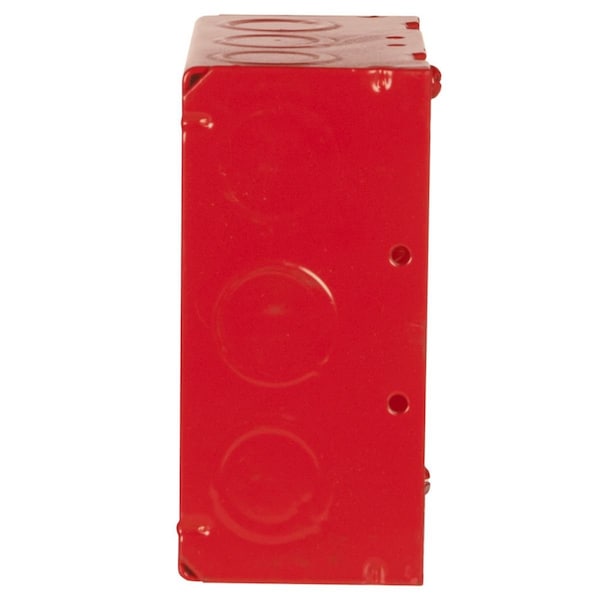 Raco Electrical Box, 42 cu in, Outlet Box Type, Steel, Square Shape - 911-12