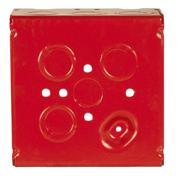 Raco Electrical Box, 42 cu in, Outlet Box Type, Steel, Square Shape - 911-12