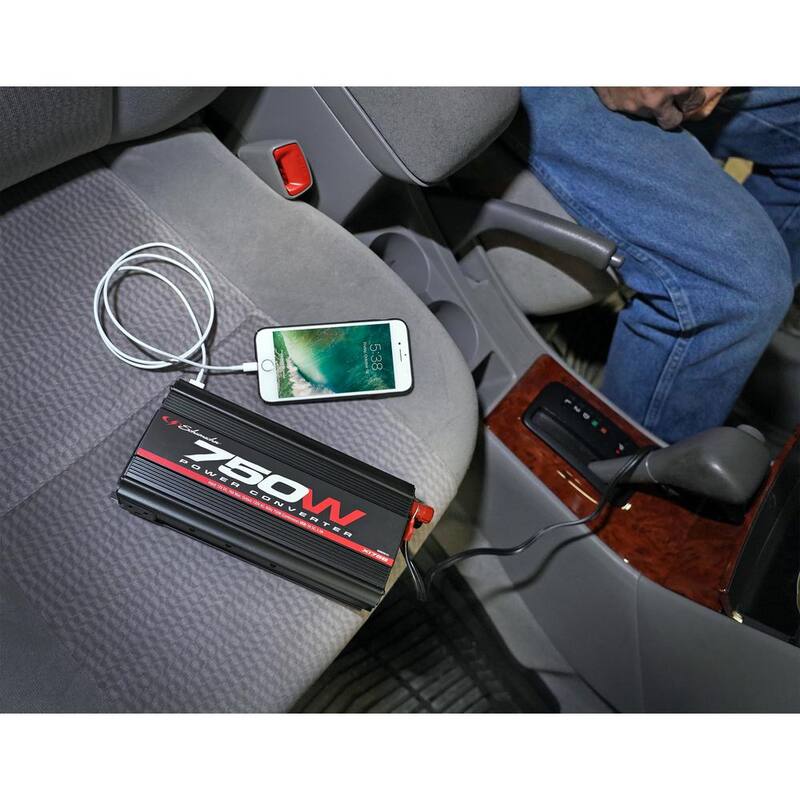 Schumacher Electric 750-Watt Power Inverter with One 120-Volt and One USB Port - XI75B