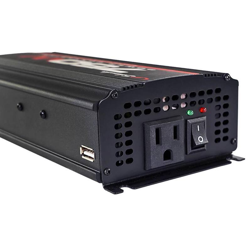 Schumacher Electric 750-Watt Power Inverter with One 120-Volt and One USB Port - XI75B