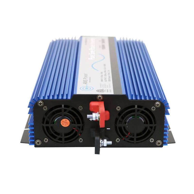 AIMS POWER 1,500 Pure Sine Inverter 48-Volt DC to 120-Volt AC - PWRI150048S