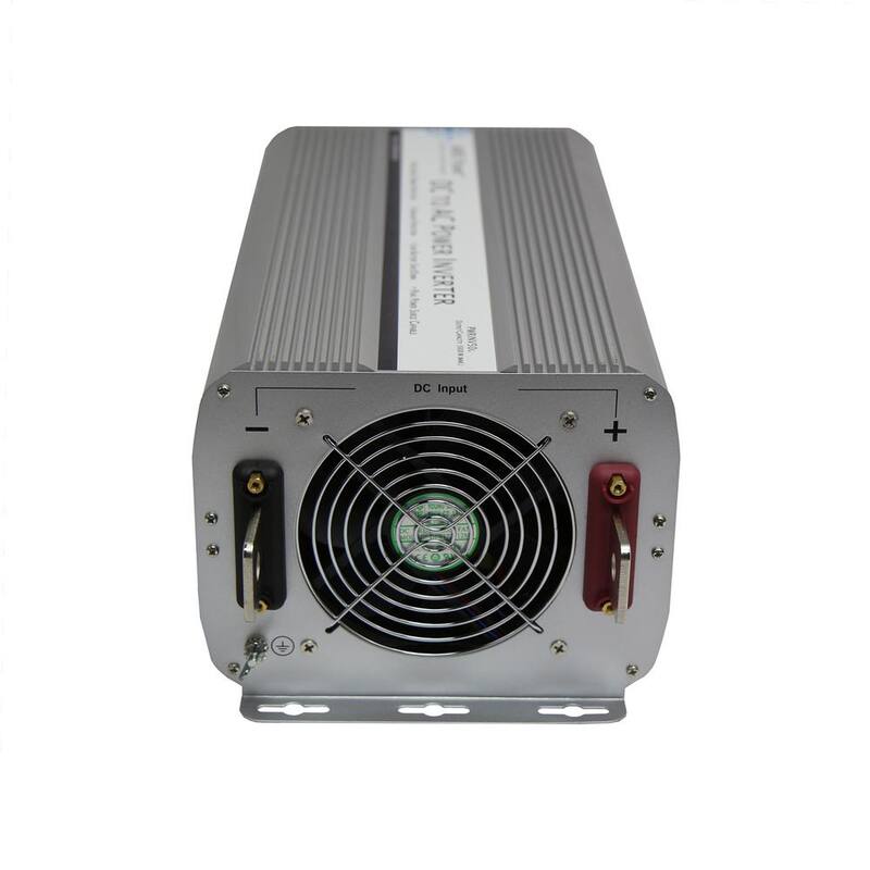 AIMS POWER 5,000-Watt Modified Sine Inverter 12-Volt DC to 120-Volt - PWRINV500012W