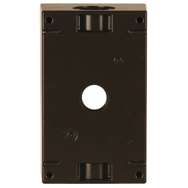 Bell Outdoor Weatherproof Electrical Box, Gang Box Type, Aluminum - 5320-2