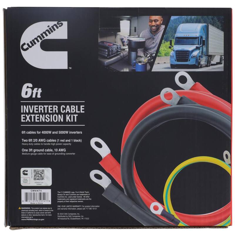 Cummins 6 ft Extension Cables for Inverters - CMNIKT4