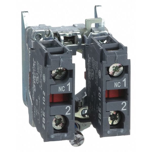 Bloque de contacto Schneider Electric, 2NC de apertura lenta, 22mm - ZB4BZ104.