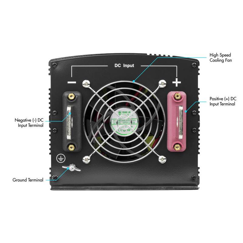 Wagan Tech Pro Line 3000-Watt/6000-Watt Inverter - 3742