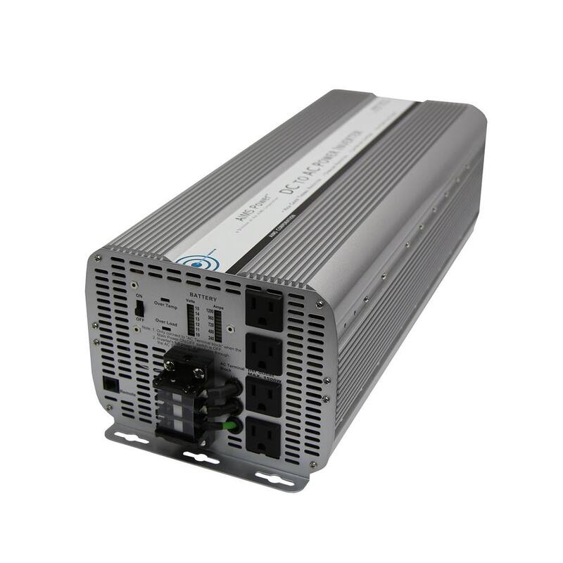 AIMS POWER 10,000-Watt Modified Sine Inverter 12-Volt DC to 120-Volt AC - PWRINV10KW12V