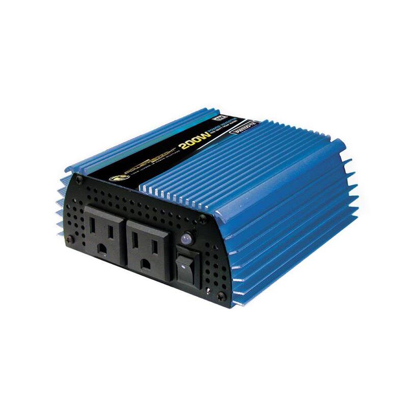 Power Bright 12-Volt DC to AC 200-Watt Power Inverter - PW200-12