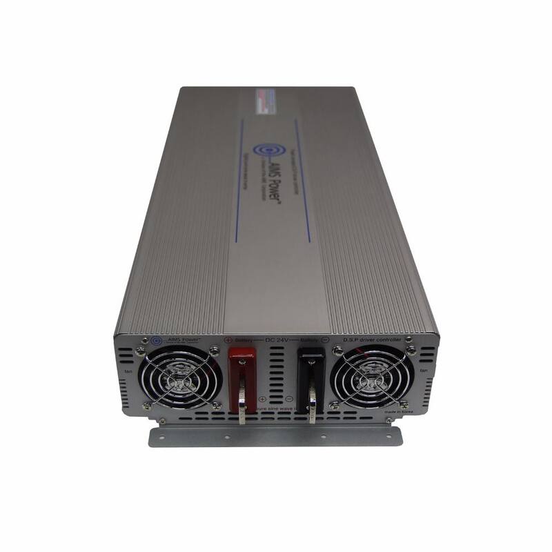 AIMS POWER 3,000-Watt Pure Sine Industrial Grade Inverter 12-Volt DC to 120-Volt AC - PWRIG300012120S