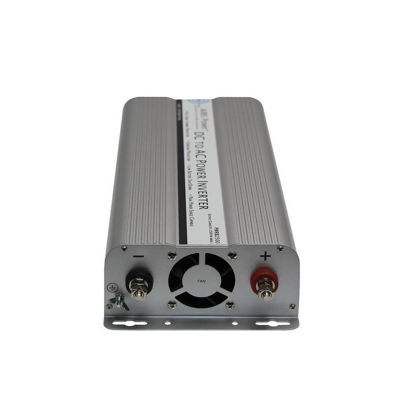 AIMS POWER 1,250-Watt Modified Sine Inverter 12-Volt DC to 120-Volt AC - PWRB1250
