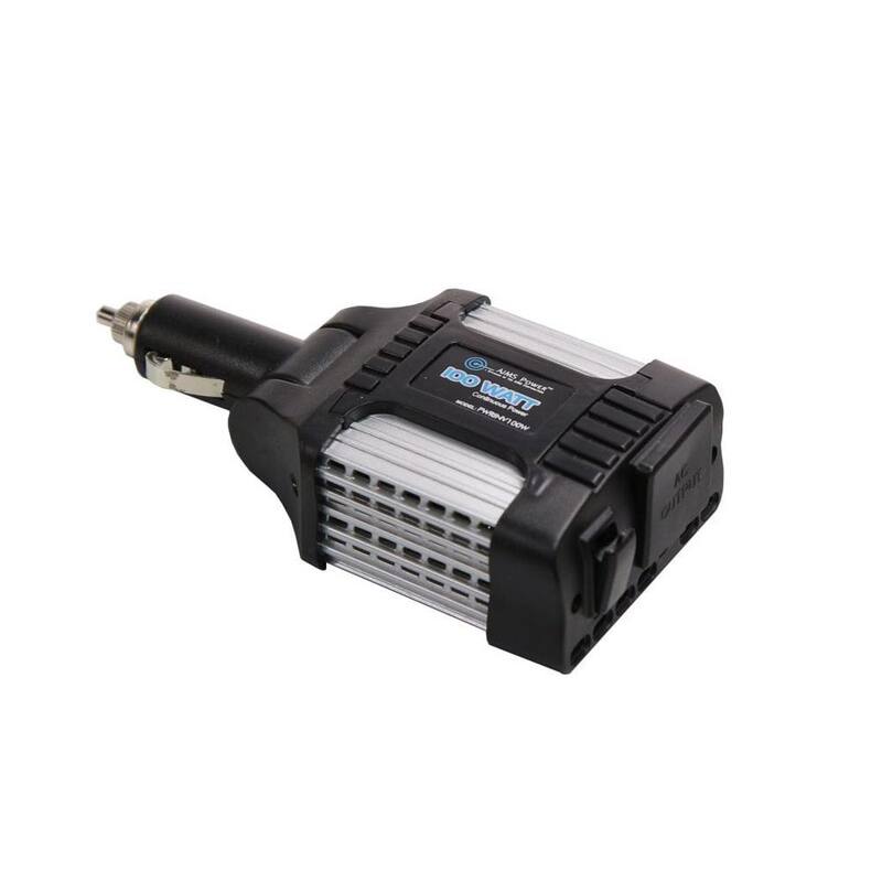 AIMS POWER 100-Watt Modified Sine Inverter 12-Volt DC to 120-Volt AC - PWRINV100W
