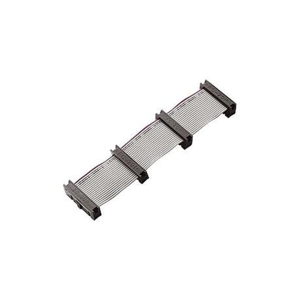Adlink FLAT CABLE 20P*4 2.54mm Pitch L=120mm Wire: UL2561 28AWG 1.27mm Pitch PVC, Gary. Green - ACL-SSI-4
