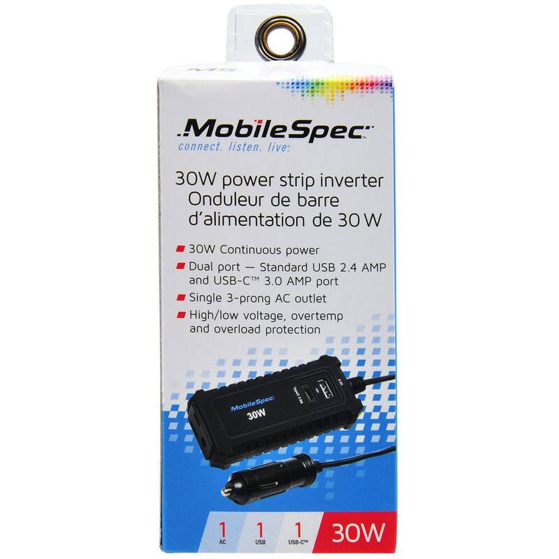 Mobile Spec 30-Watt Power Strip Inverter - MSI30S